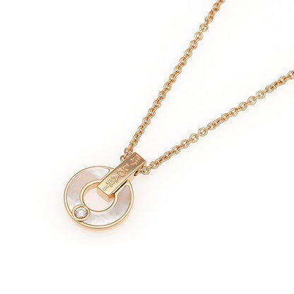 [AuraEcho]GARI NECKLACE PINK GOLD MOP