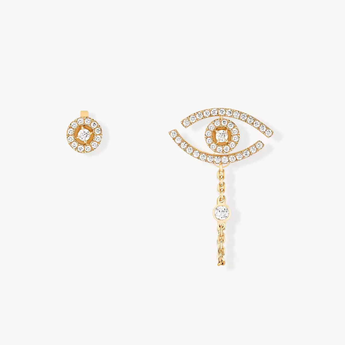 [AuraEcho]Lucky Eye Diamond Earrings