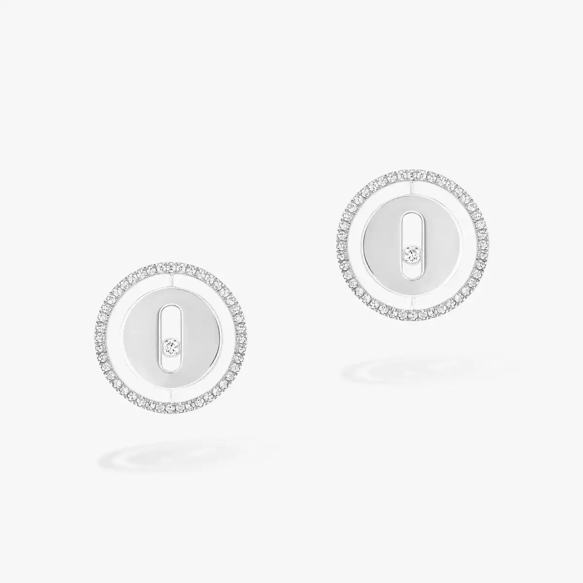 [AuraEcho]Lucky Move Diamond Earrings