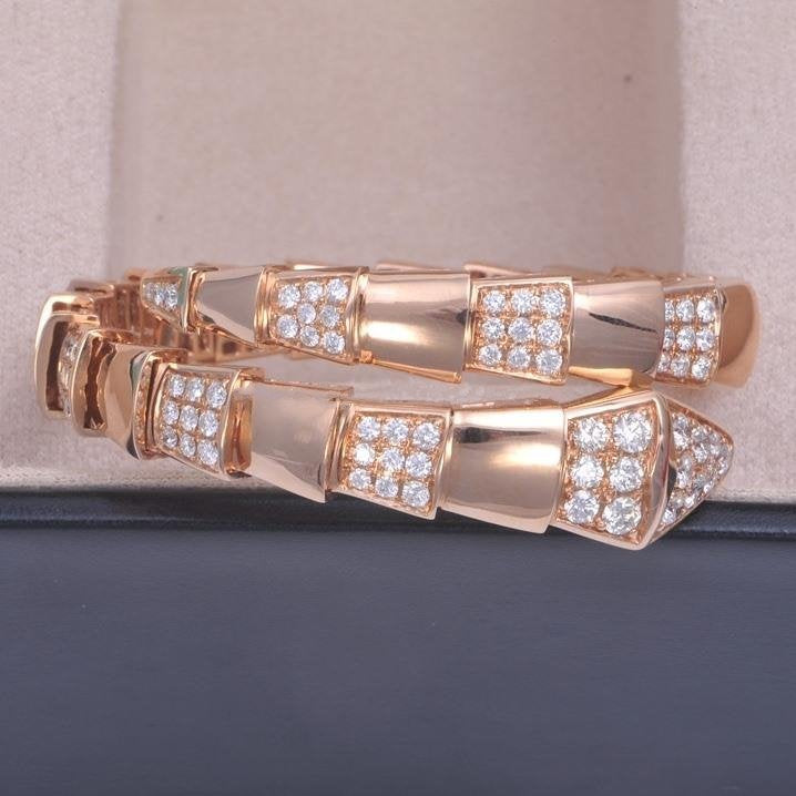 [AuraEcho]SERPENTI BRACELET PINK GOLD DIAMOND