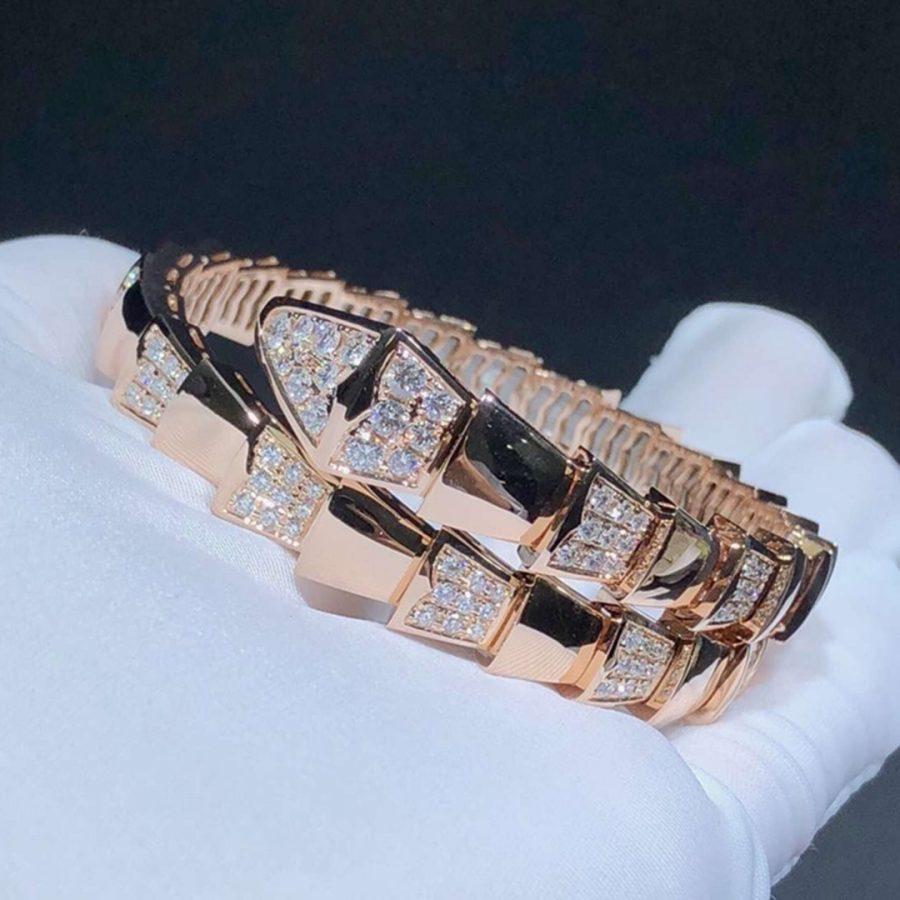 [AuraEcho]SERPENTI BRACELET PINK GOLD DIAMOND