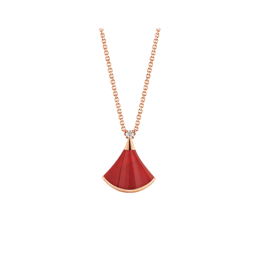 [AuraEcho]DREAM NECKLACE CARNELIAN 1 DIAMOND