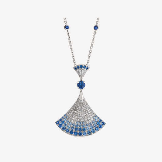 [AuraEcho]DREAM NECKLACE AGATE SILVER DIAMOND