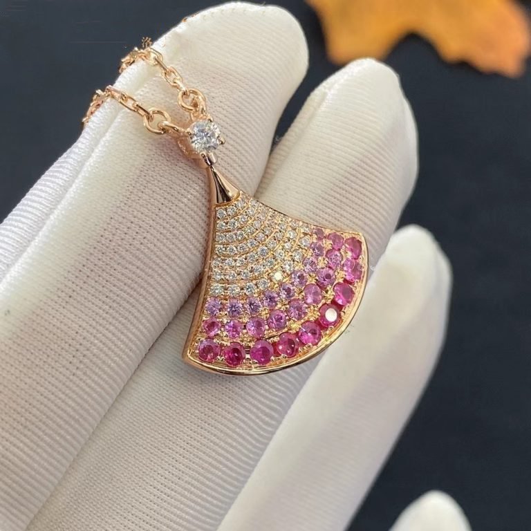 [AuraEcho]DREAM NECKLACE PINK GOLD PINK DIAMOND