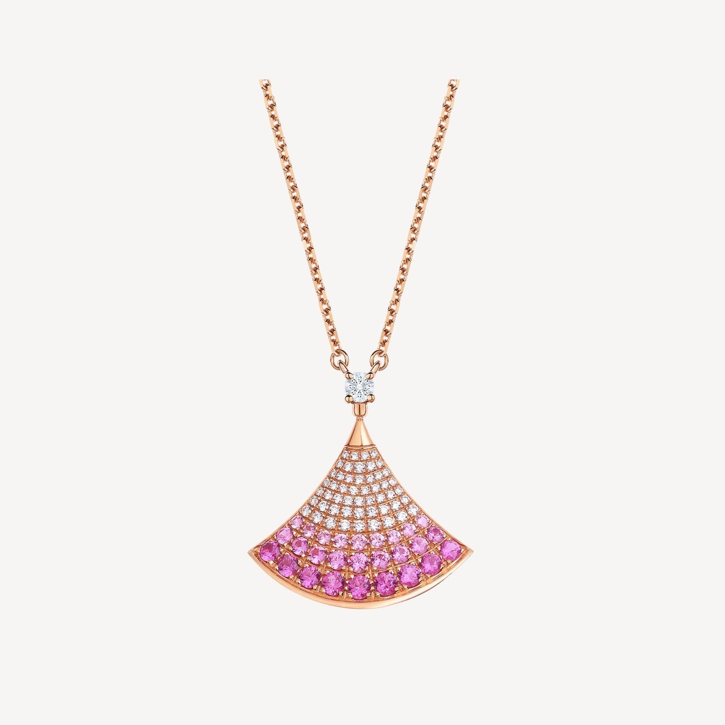 [AuraEcho]DREAM NECKLACE PINK GOLD PINK DIAMOND