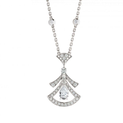 [AuraEcho]DREAM NECKLACE WHITE DIAMOND SILVER