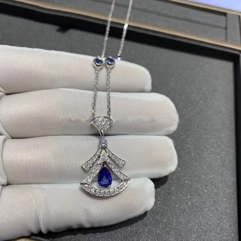 [AuraEcho]DREAM NECKLACE AGATE DIAMOND SILVER