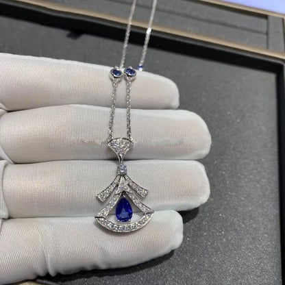 [AuraEcho]DREAM NECKLACE AGATE DIAMOND SILVER
