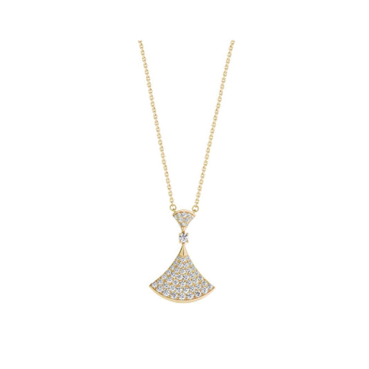 [AuraEcho]DREAM NECKLACE GOLD FULL DIAMOND