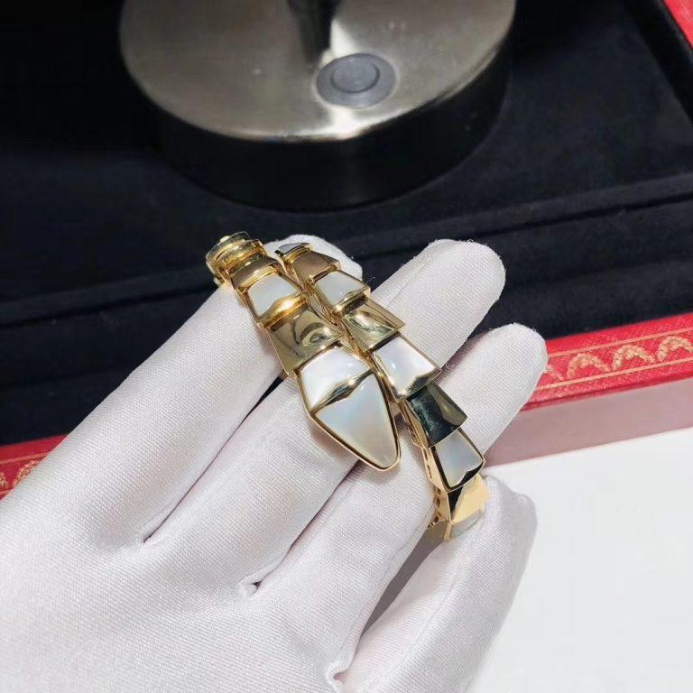 [AuraEcho]SERPENTI BRACELET MOP GOLD