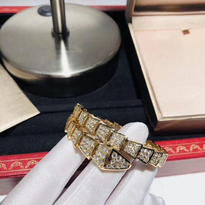 [AuraEcho]SERPENTI BRACELET 8MM GOLD DIAMOND
