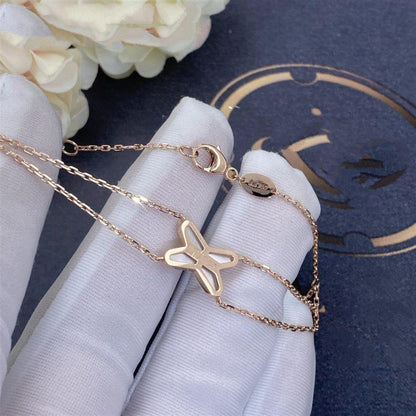 [AuraEcho]JEUX BRACELET WHITE MOP PINK GOLD 1 DIAMOND