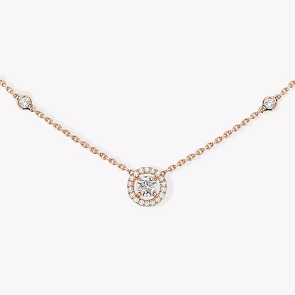 [AuraEcho]Diamond Necklace 0,20ct Brilliant Shape Joy