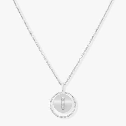 [AuraEcho]LUCKY MOVE MM SILVER DIAMOND NECKLACE