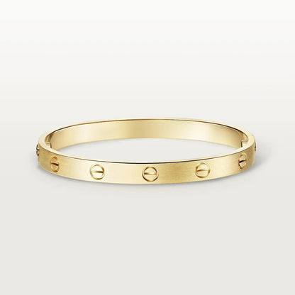 [AuraEcho] LOVE Brushed & Lucky Spring Butterfly 5-Motif Bracelet Stack Set