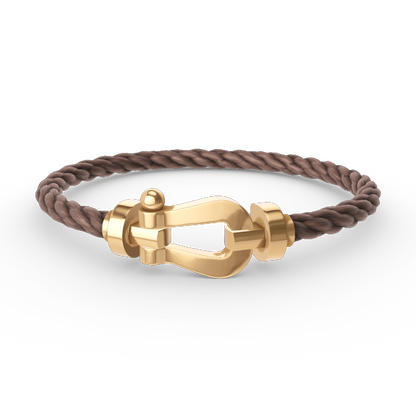 [AuraEcho]FORCE LARGE HORSESHOE NO DIAMOND BRACELET GOLD