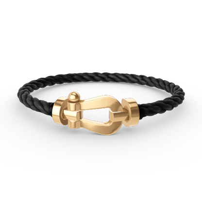 [AuraEcho]FORCE LARGE HORSESHOE NO DIAMOND BRACELET GOLD