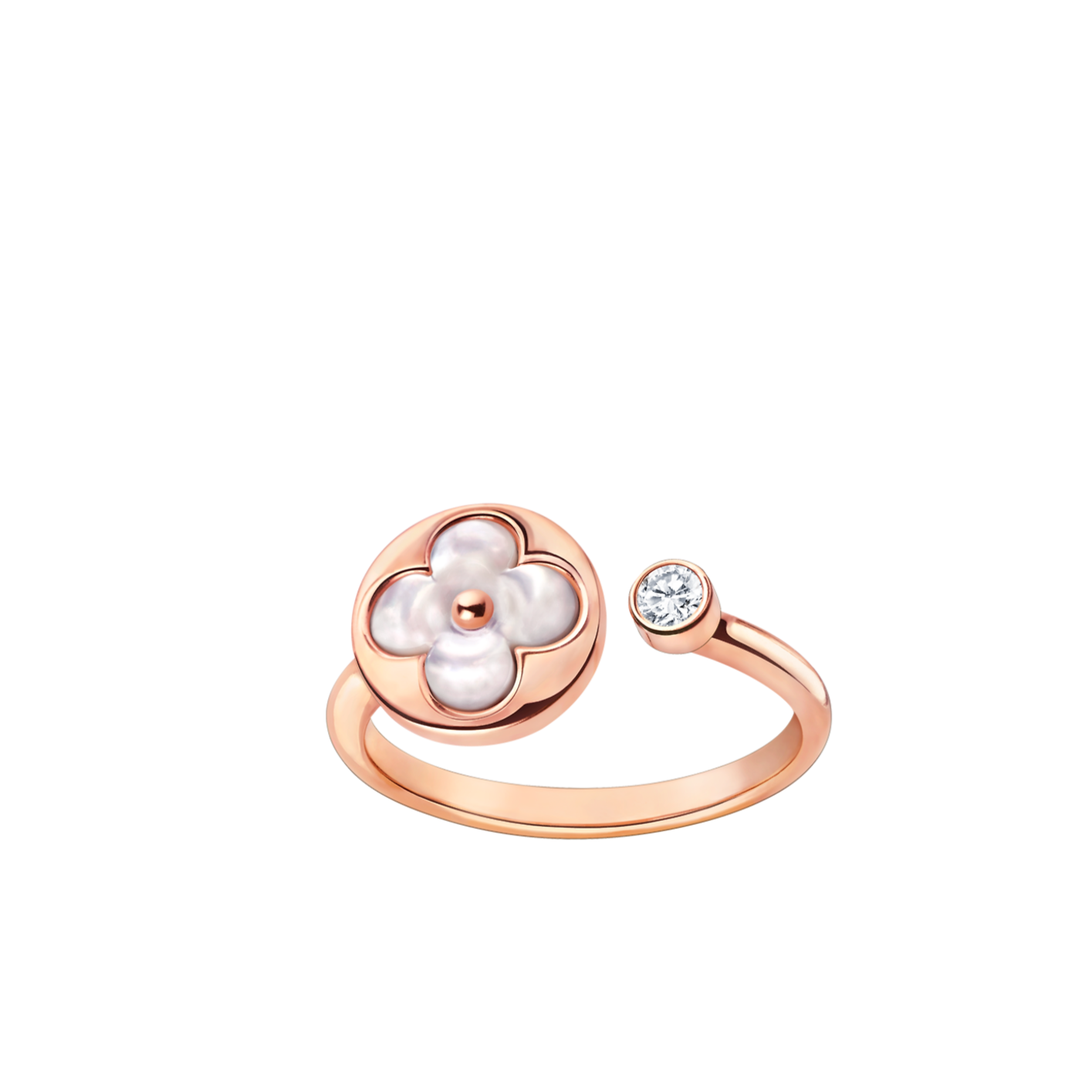 [AuraEcho]SUN 1 DIAMOND PINK MOP RING