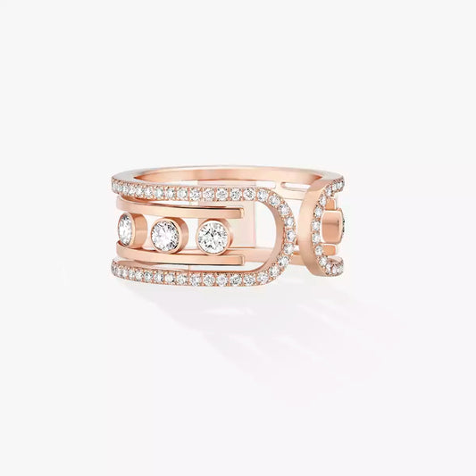 [AuraEcho]Move 10th Diamond Ring in Gold
