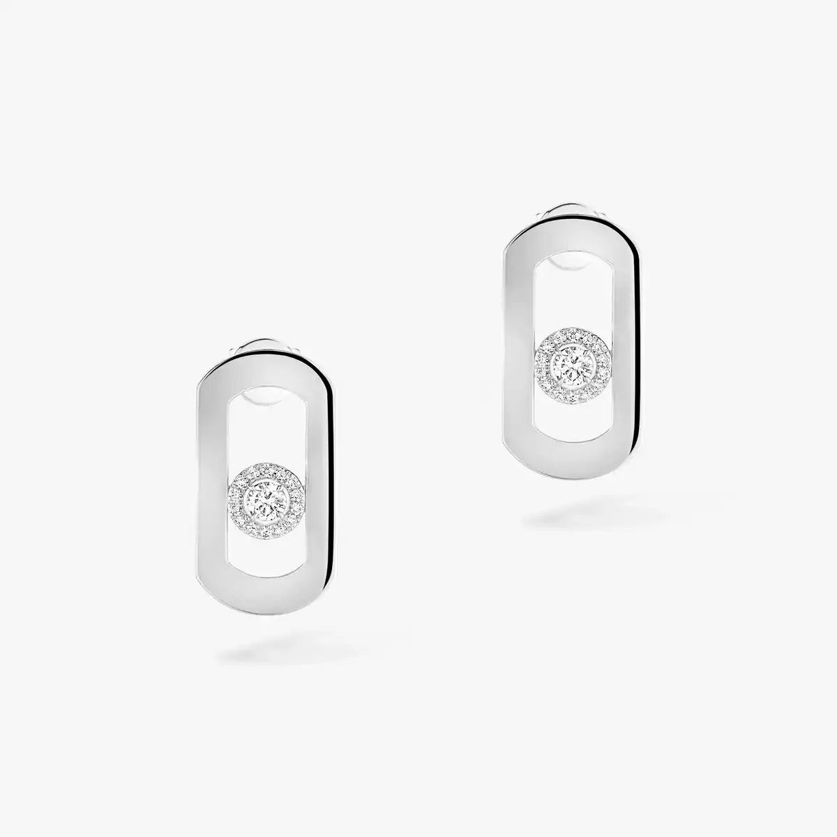 [AuraEcho]So Move Diamond Earrings in Yellow Gold