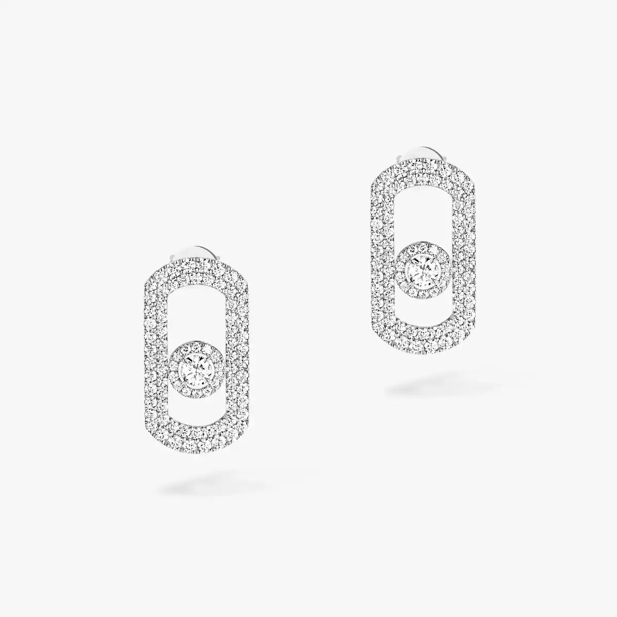 [AuraEcho]So Move Pave_-Set Diamond Earrings in Silver