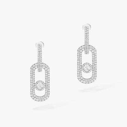 [AuraEcho]So Move XL Pave_-Set Diamond Pendant Earrings