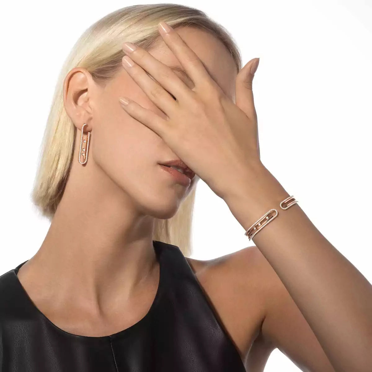 [AuraEcho]Diamond Pendant Earrings Move 10Th