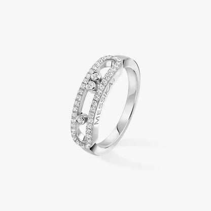 [AuraEcho] Baby Move Gold Diamond Pave_ Ring