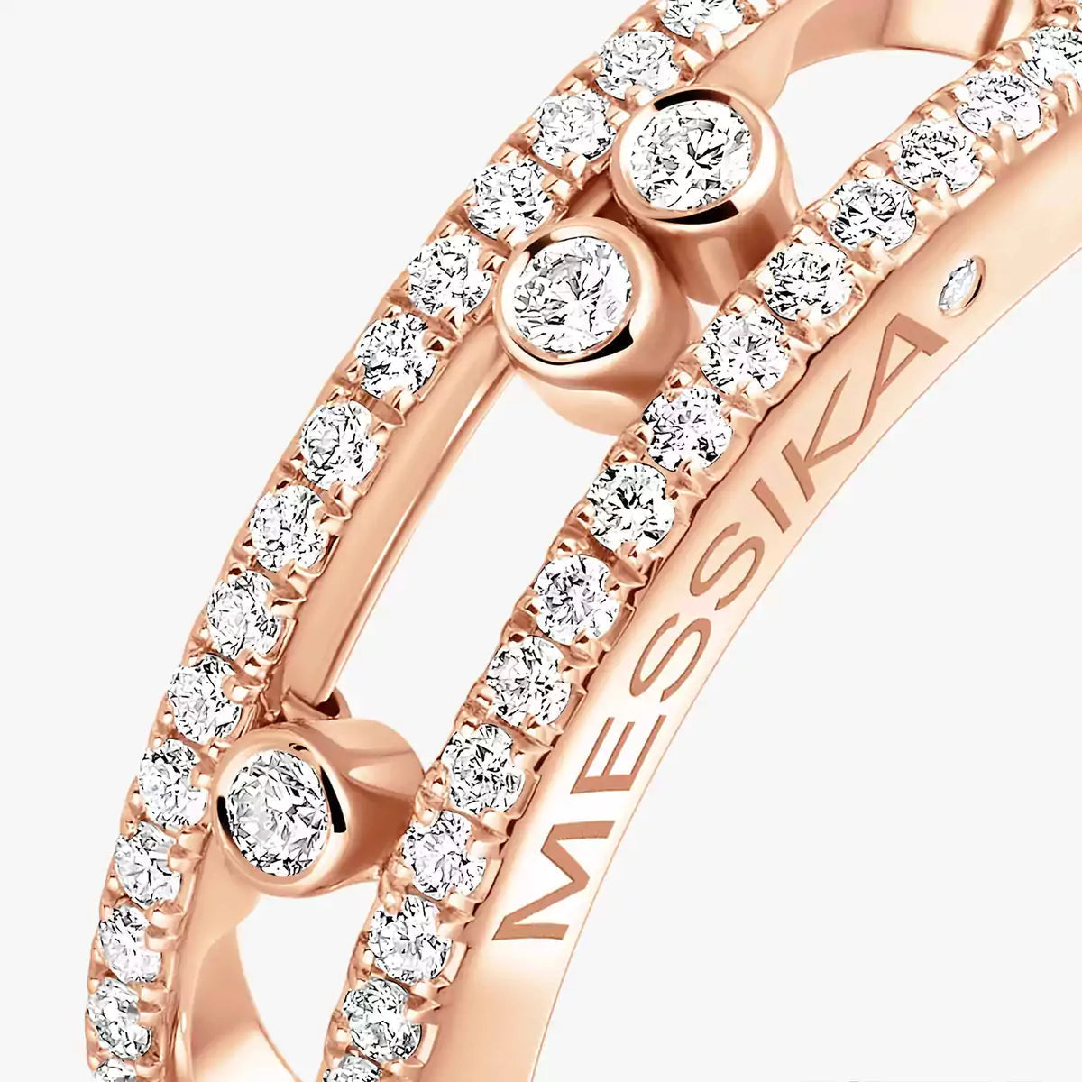[AuraEcho] Baby Move Gold Diamond Pave_ Ring