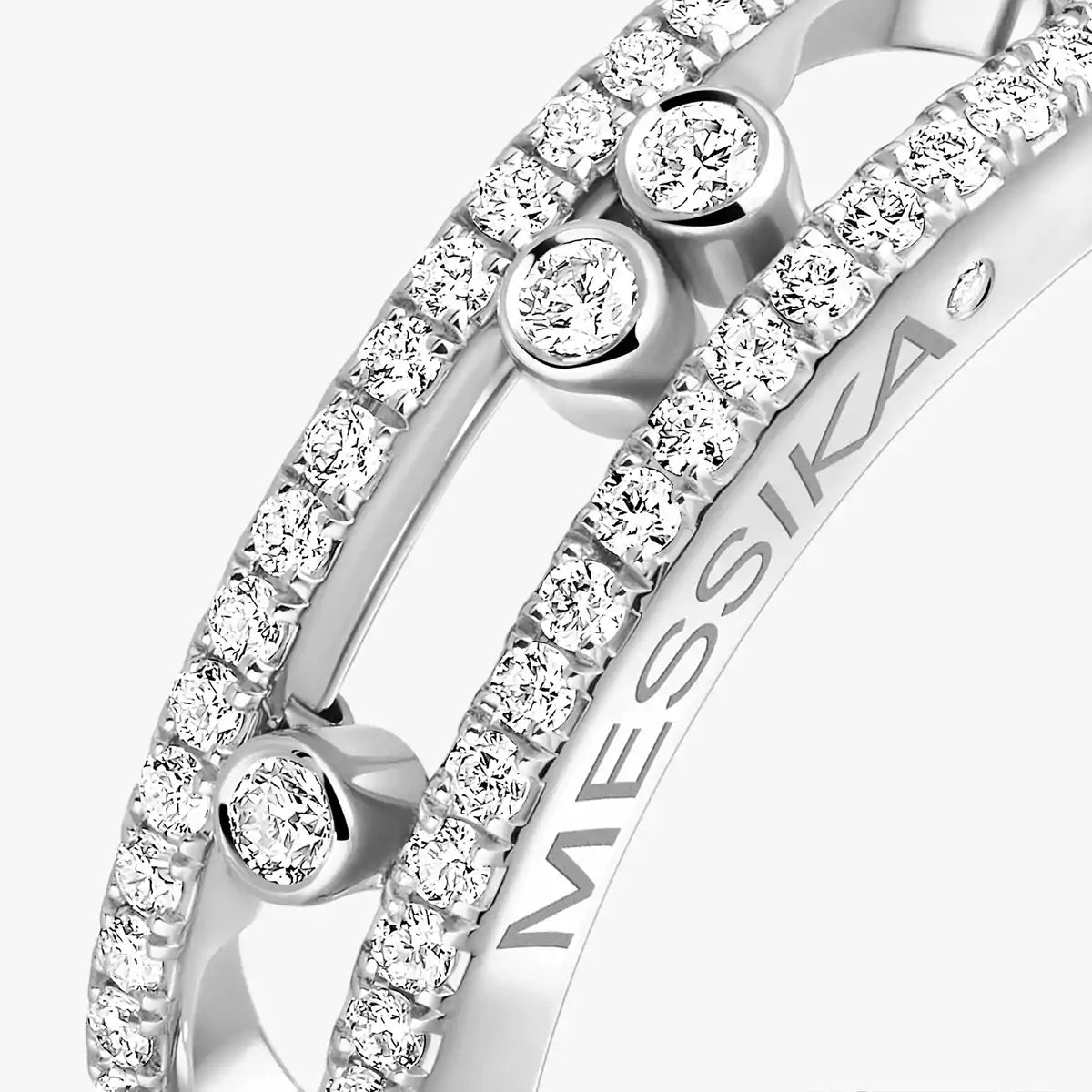 [AuraEcho] Baby Move Gold Diamond Pave_ Ring
