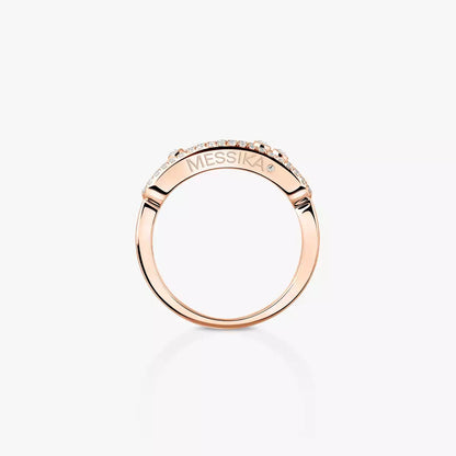[AuraEcho] Baby Move Gold Diamond Pave_ Ring