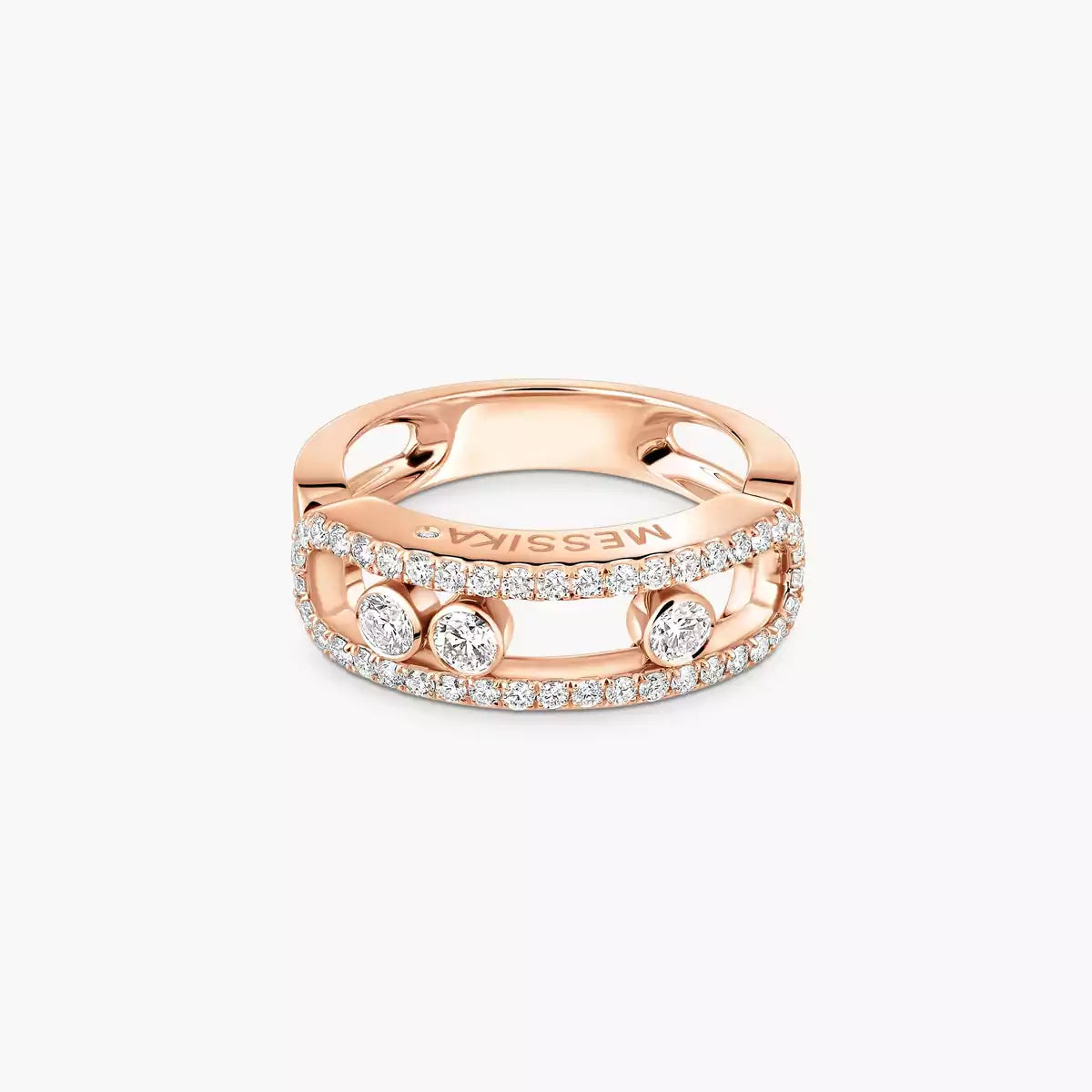 [AuraEcho] Move Gold Diamond Pave_ Ring