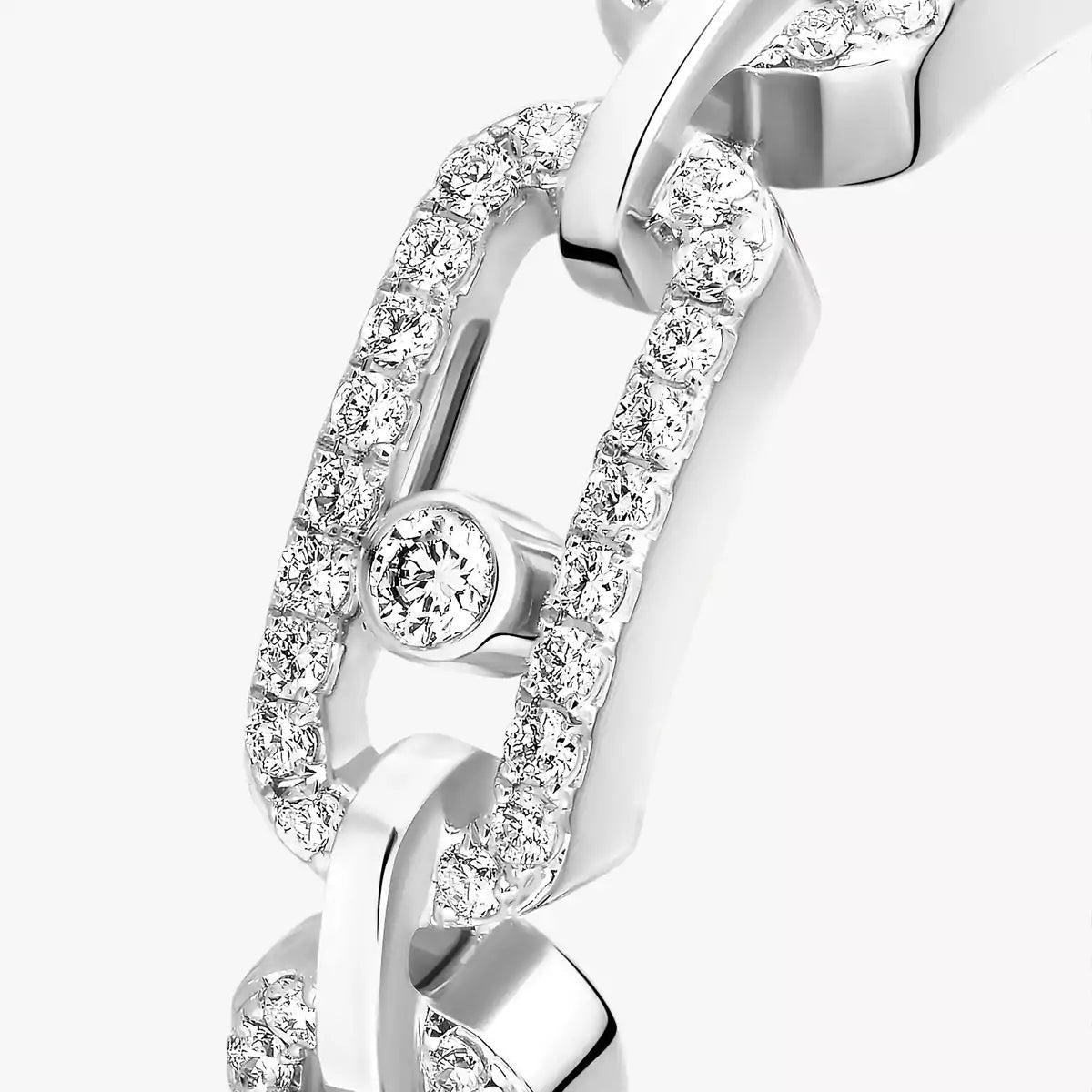 [AuraEcho]Move Link Pave_-Set Diamond Ring in Gold