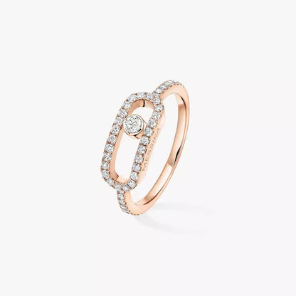 [AuraEcho]Move Uno Diamond Ring in Gold