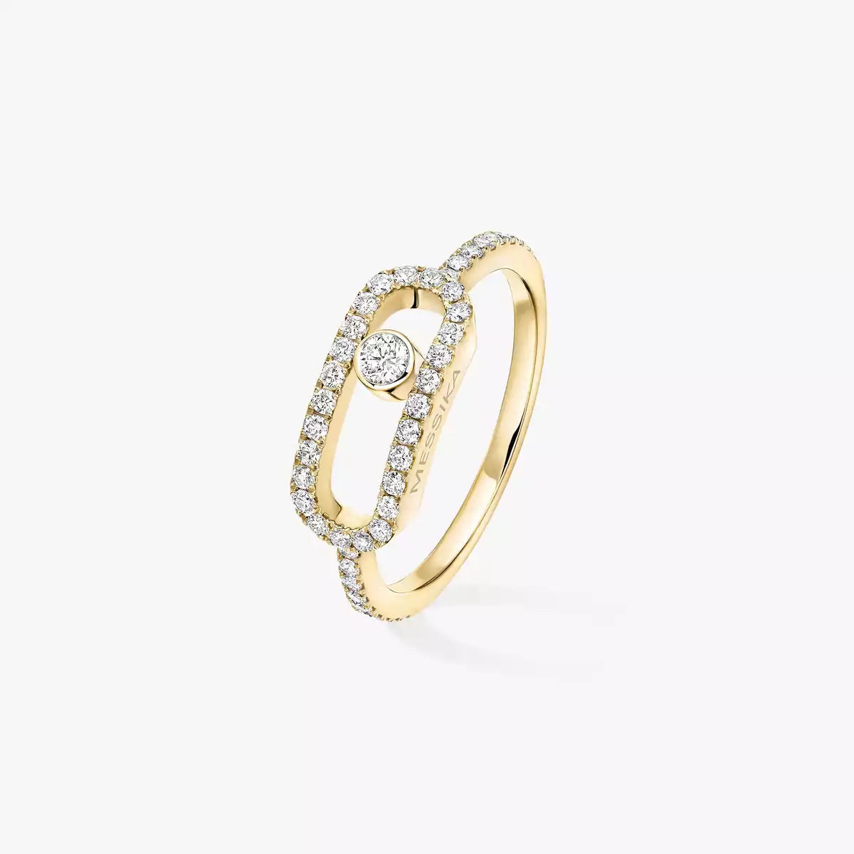 [AuraEcho]Move Uno Diamond Ring in Gold