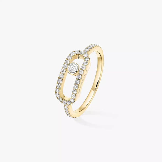 [AuraEcho]Move Uno Diamond Ring in Gold