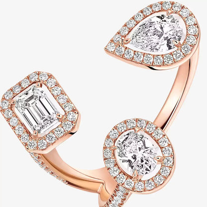 [[AuraEcho] Diamond Ring 0,25ct My Twin Trilogy