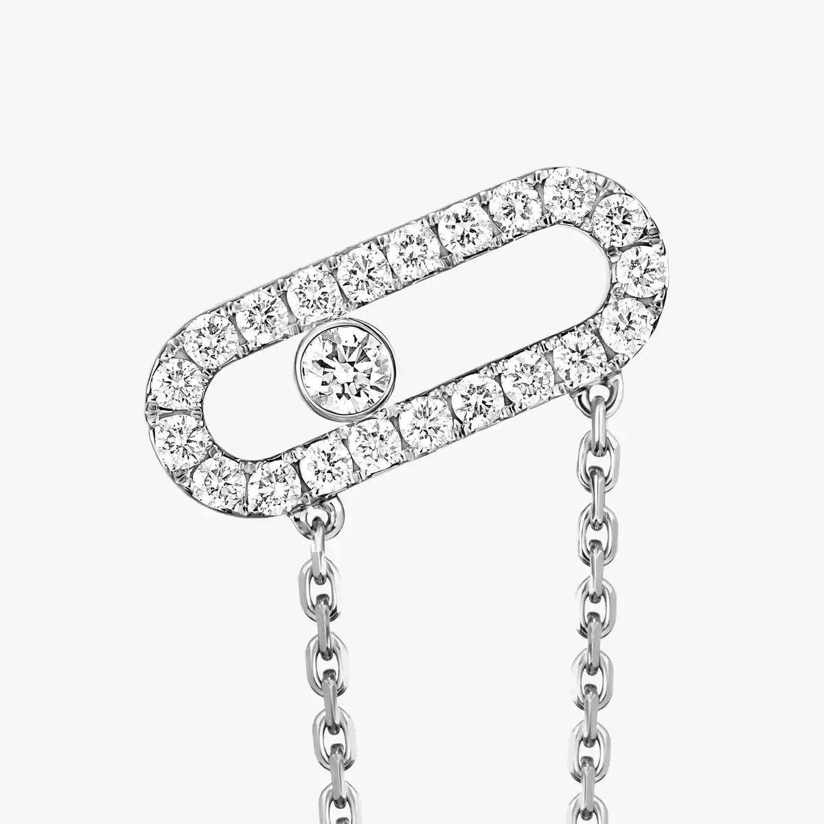 [AuraEcho]Move Uno Diamond Earrings