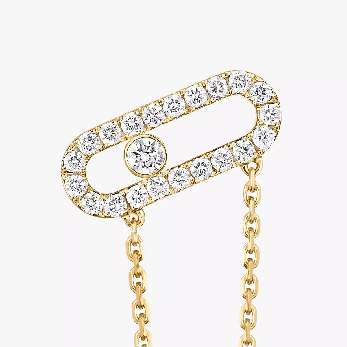[AuraEcho]Move Uno Diamond Earrings