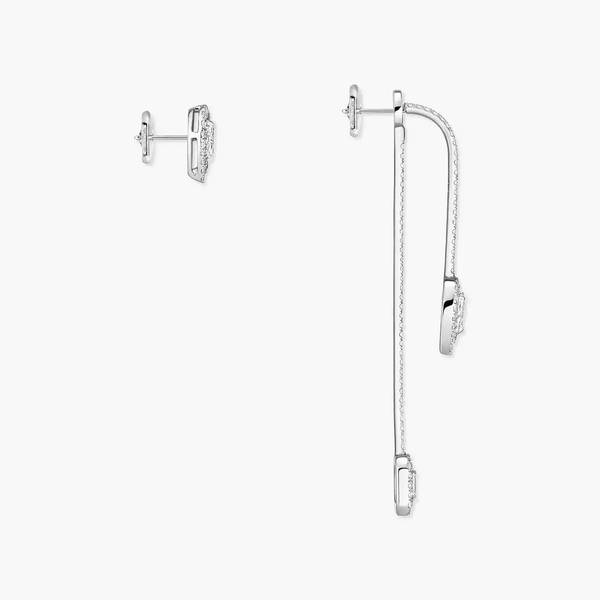 [AuraEcho]Diamond Drop Earrings My Twin