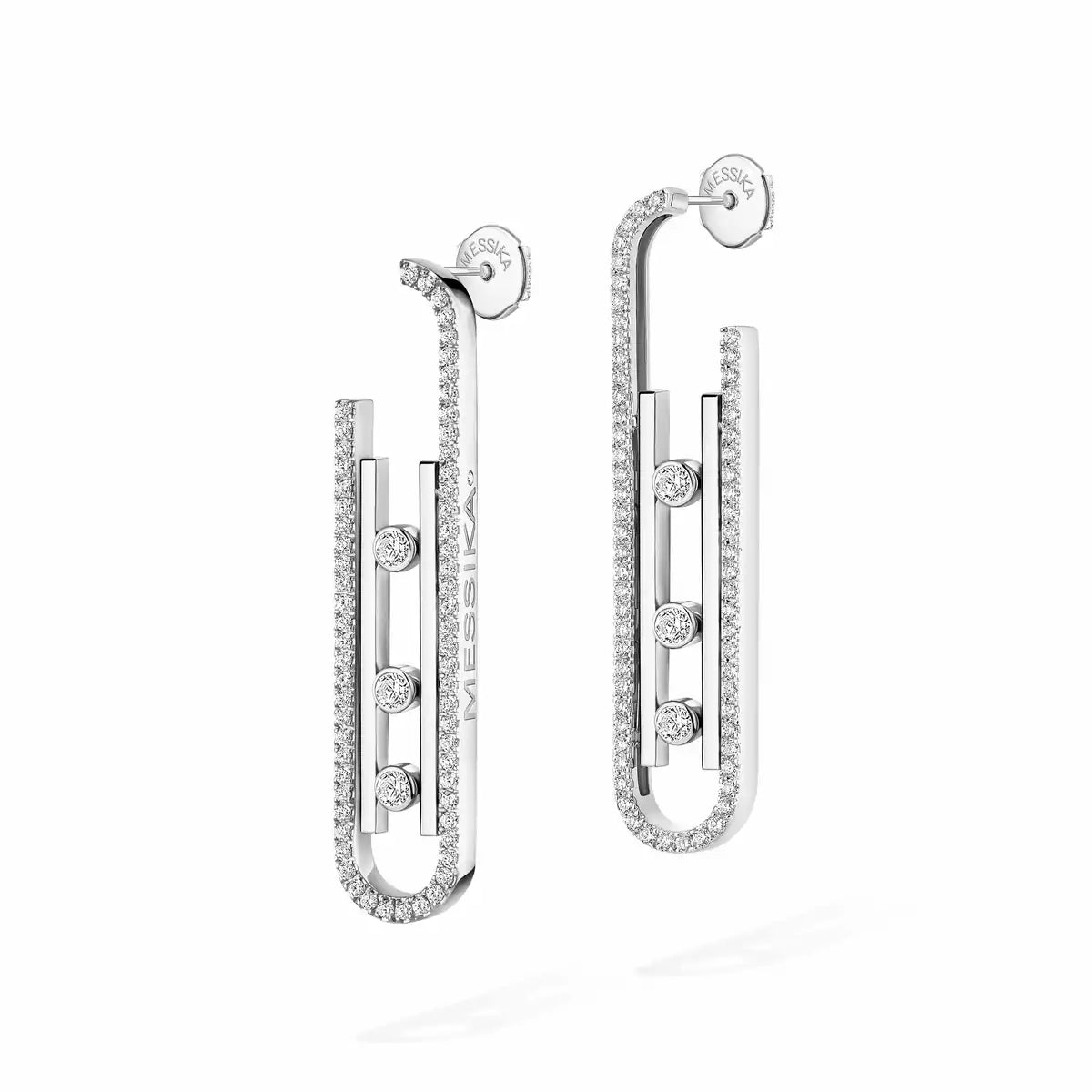 [AuraEcho]Diamond Pendant Earrings Move 10Th