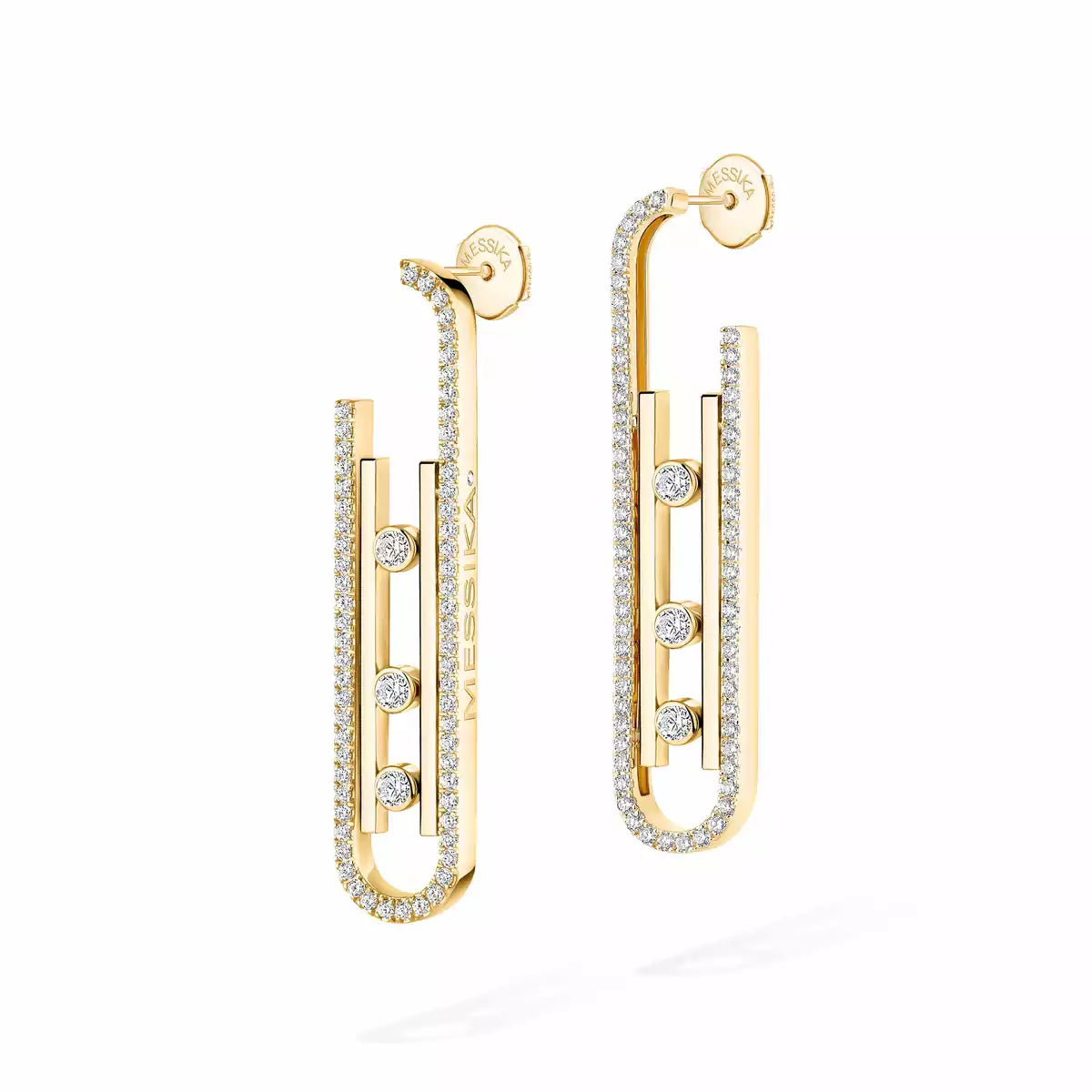 [AuraEcho]Diamond Pendant Earrings Move 10Th