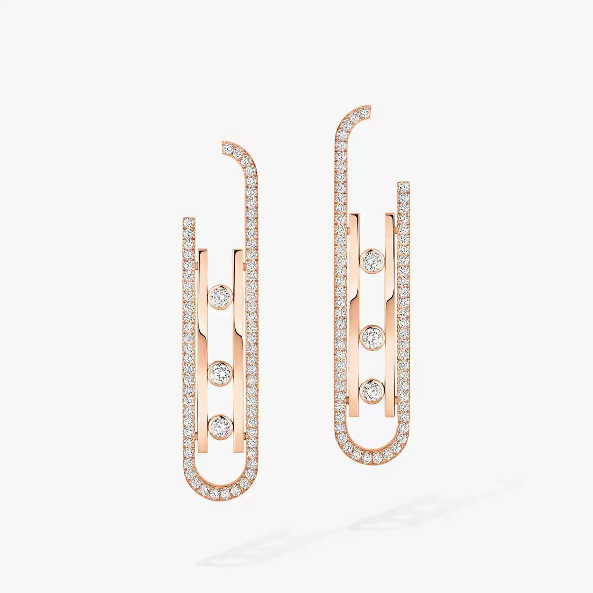 [AuraEcho]Diamond Pendant Earrings Move 10Th