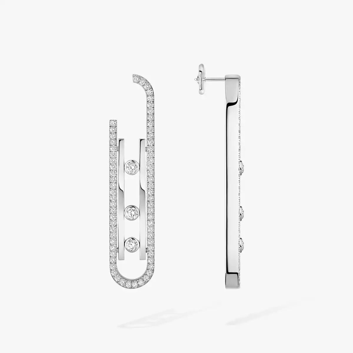 [AuraEcho]Diamond Pendant Earrings Move 10Th