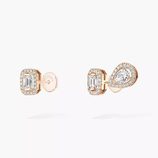 [AuraEcho]Diamond Earrings 0,10ct My Twin 1+2