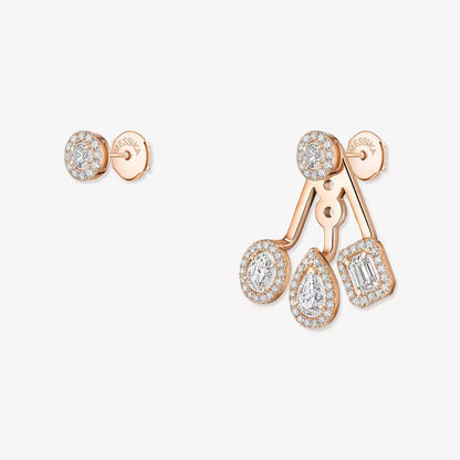 [AuraEcho] My Twin Trio  Diamond Earrings