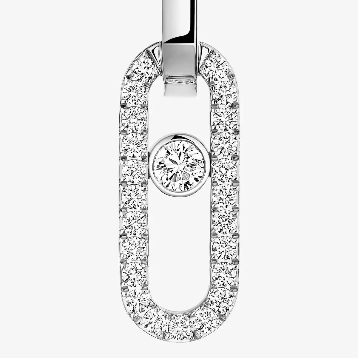 [AuraEcho]Move Link Diamond Earrings