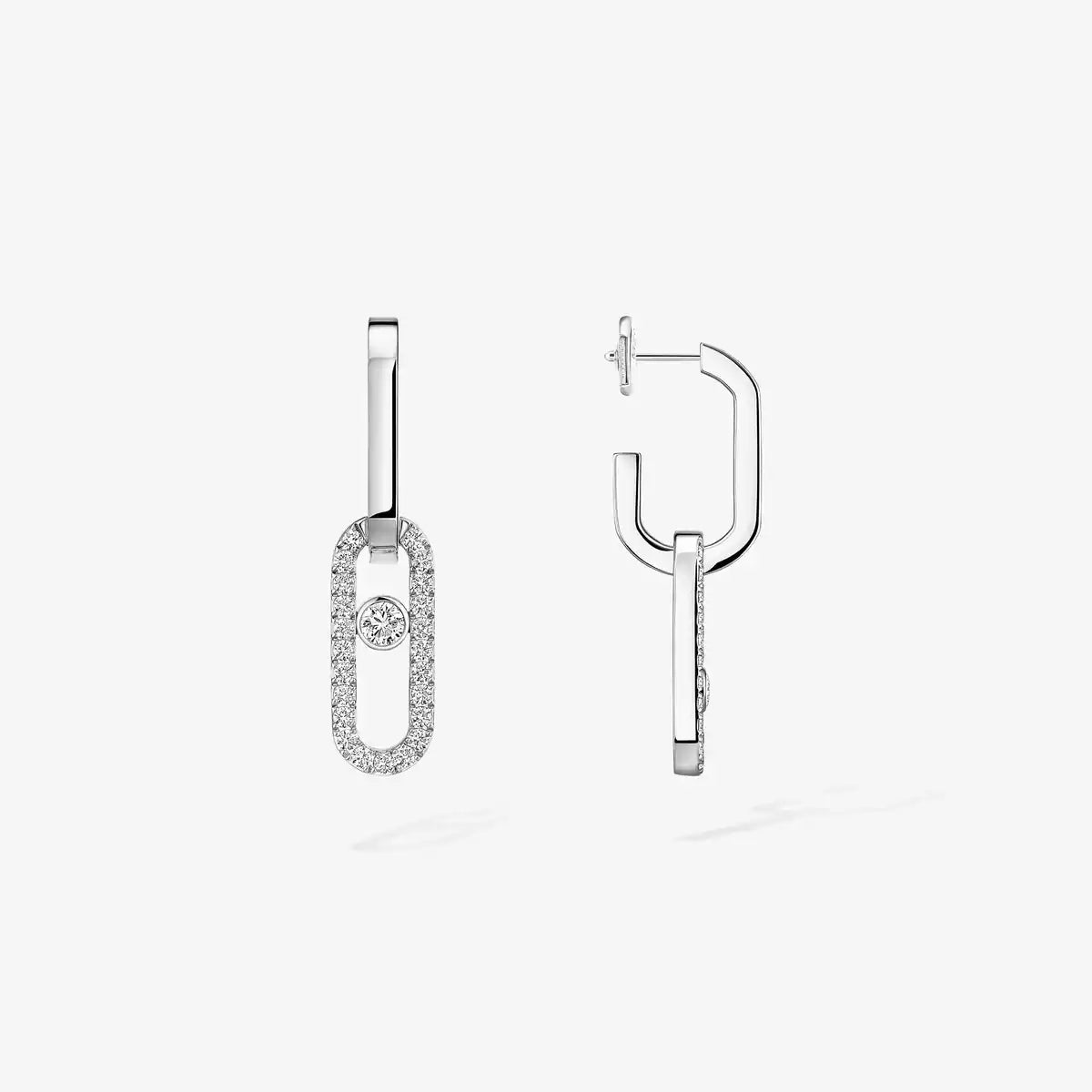 [AuraEcho]Move Link Diamond Earrings