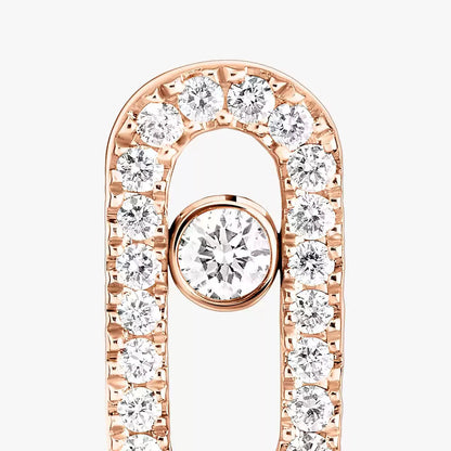 [AuraEcho]Move Uno Diamond Earrings