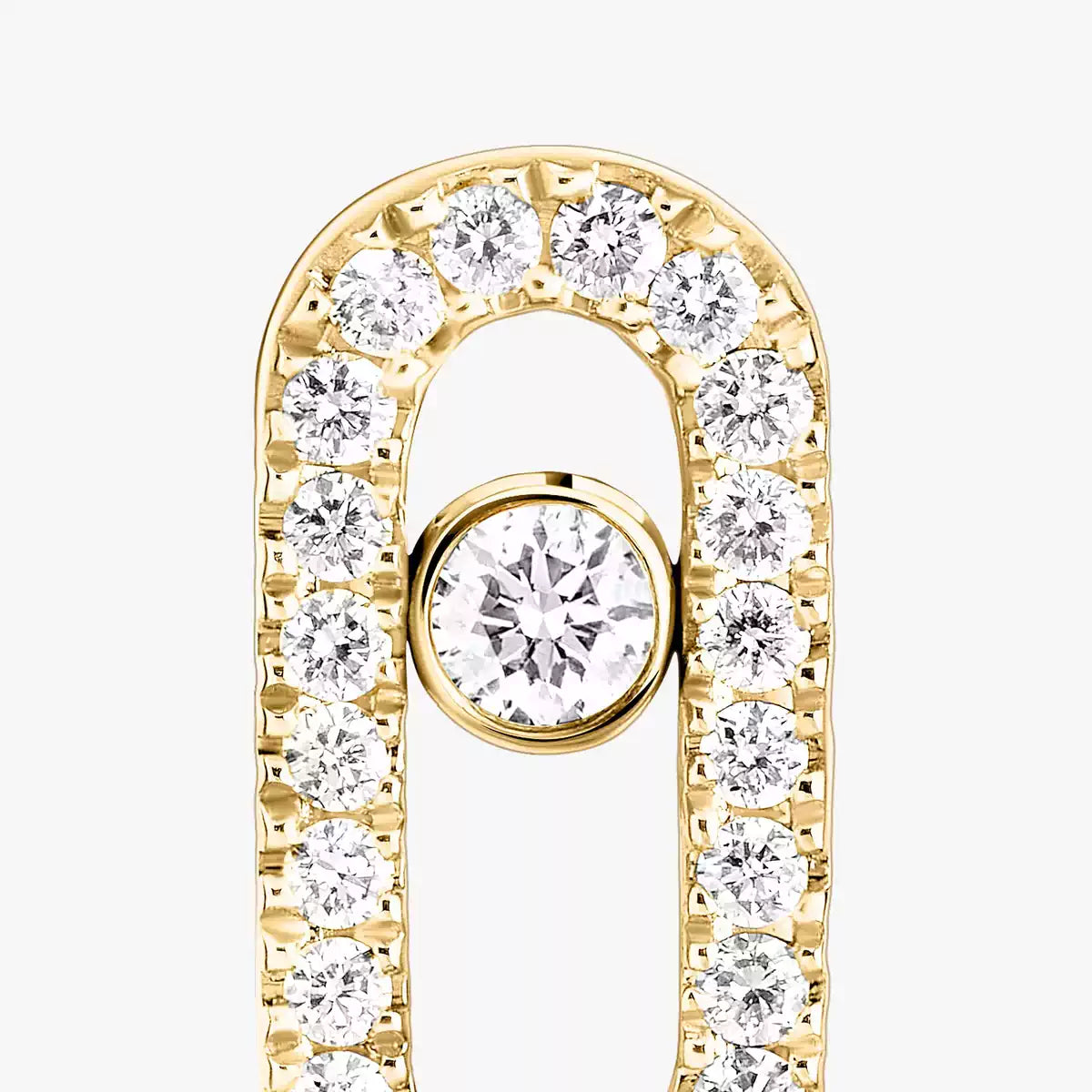 [AuraEcho]Move Uno Diamond Earrings